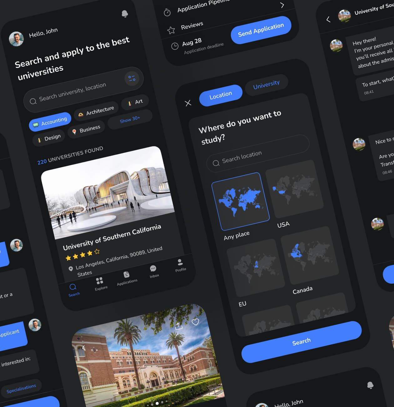 UVER – Universities Aggregator mobile app - Website Development - Photo 11
